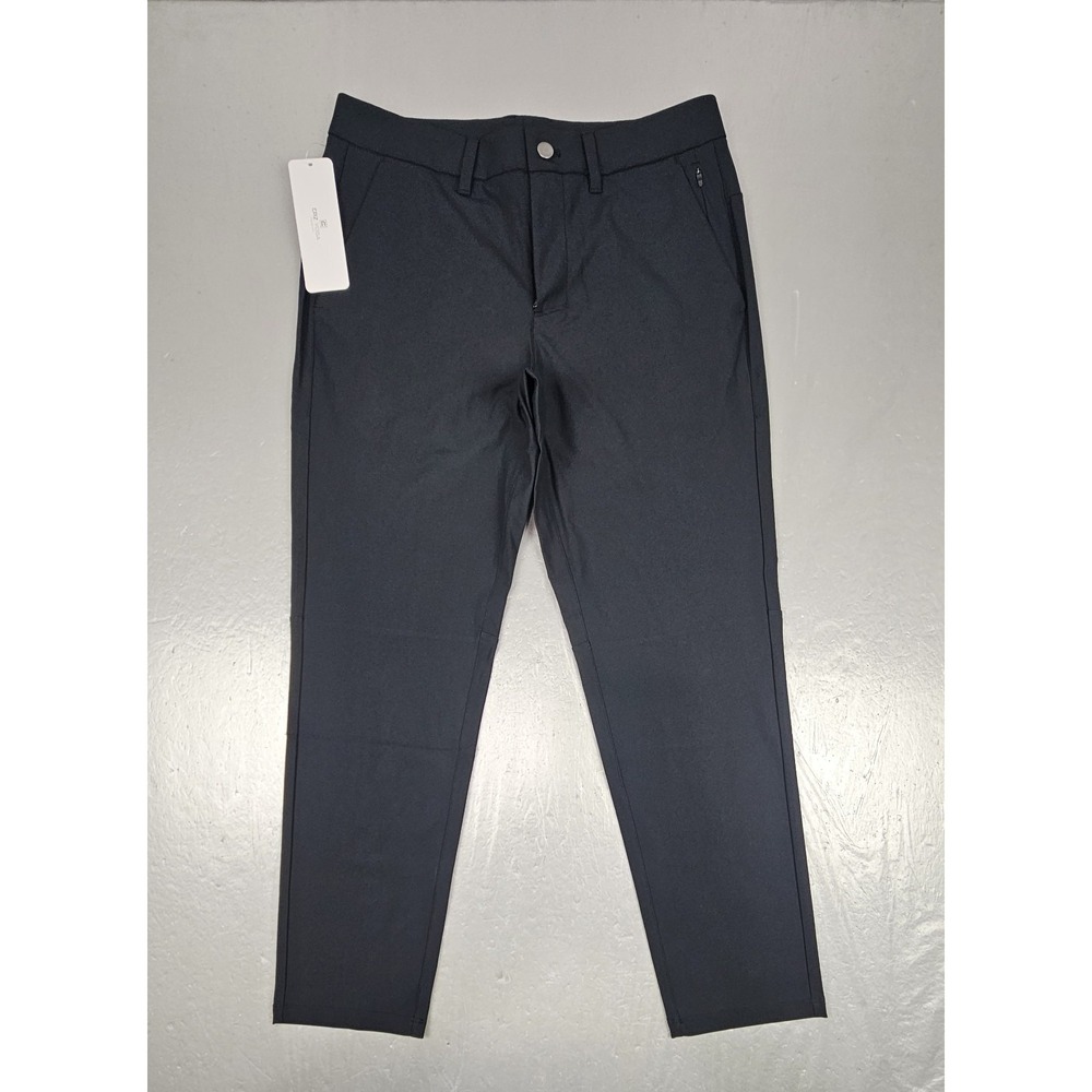 NEW CRZ Yoga Golf Pants Mens 30x28 Black Athletic Athleisure Performance Stretch